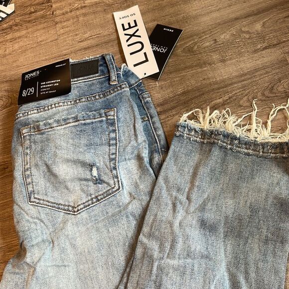 Jones New York Lexington Straight Jeans NEW - Picture 6 of 6